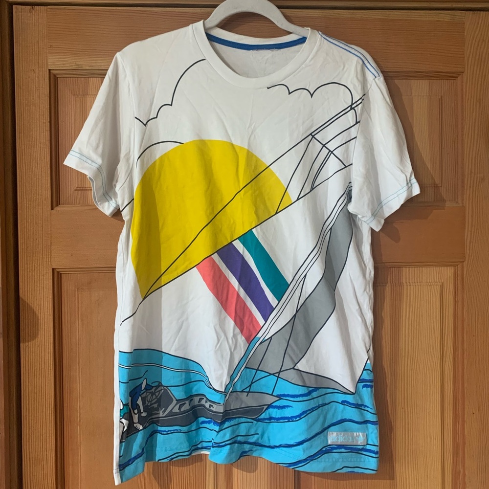 Vintage adidas sailing T shirt
